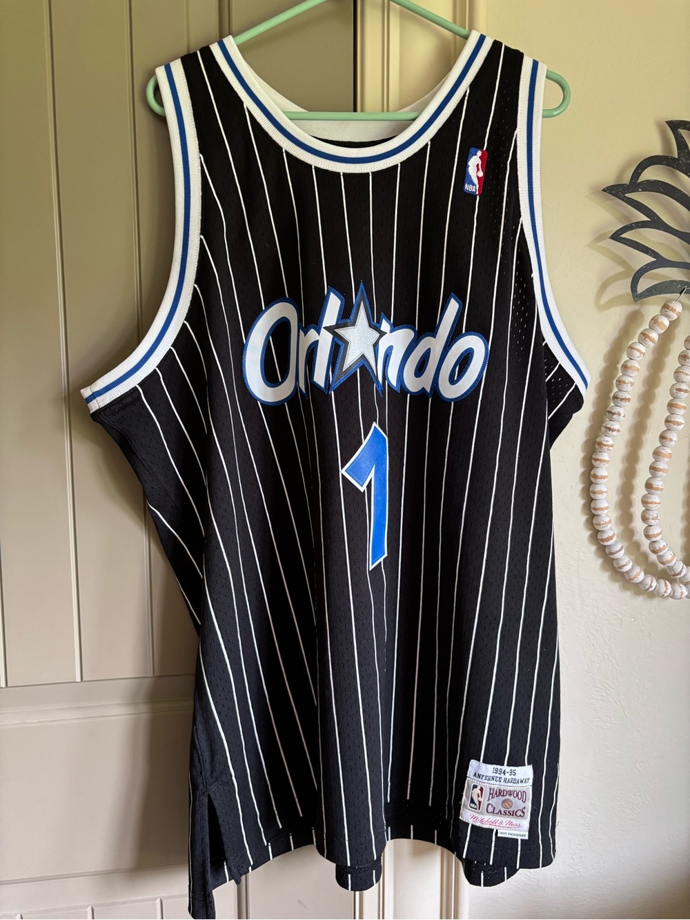 Orlando magic, NBA basketball jersey Hardaway, clothes